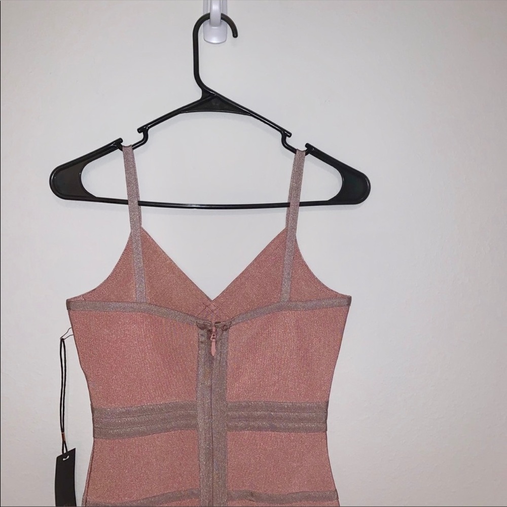 Color Block Bodycon Bandage Dress - Picture 4 of 5